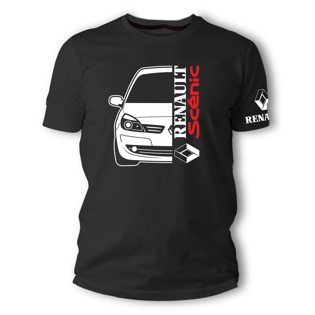 CAMISETA RENAULT SCENIC DOS LADOS