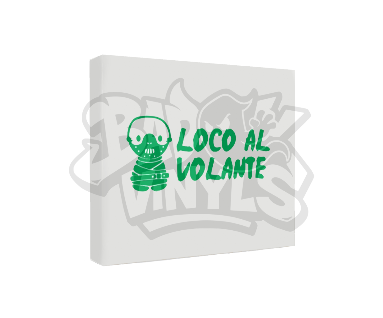 PEGATINA LOCO AL VOLANTE