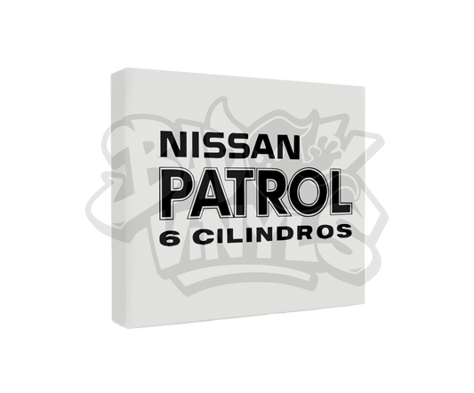 PEGATINA NISSAN PATROL 6 CILINDROS