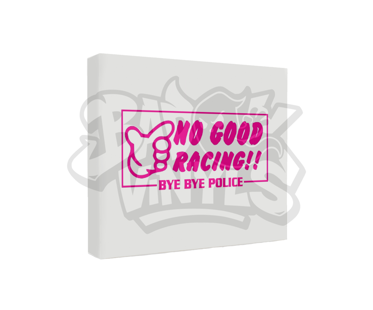 PEGATINA NO GOOD RACING