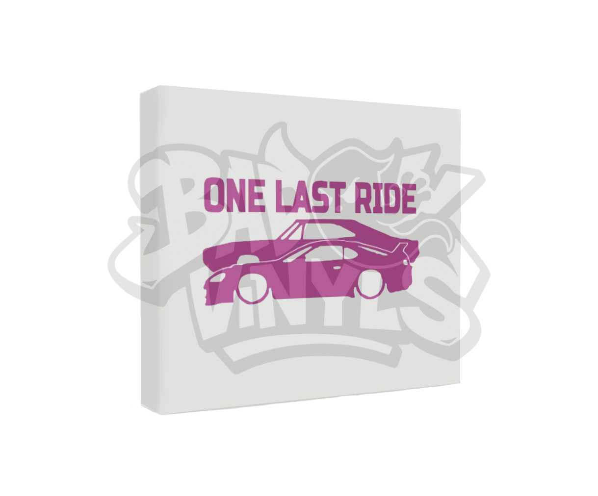 PEGATINA ONE LAST RIDE