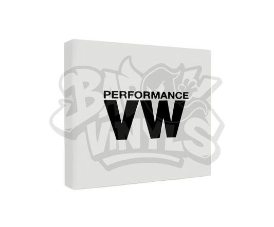 PEGATINA PERFORMANCE VW