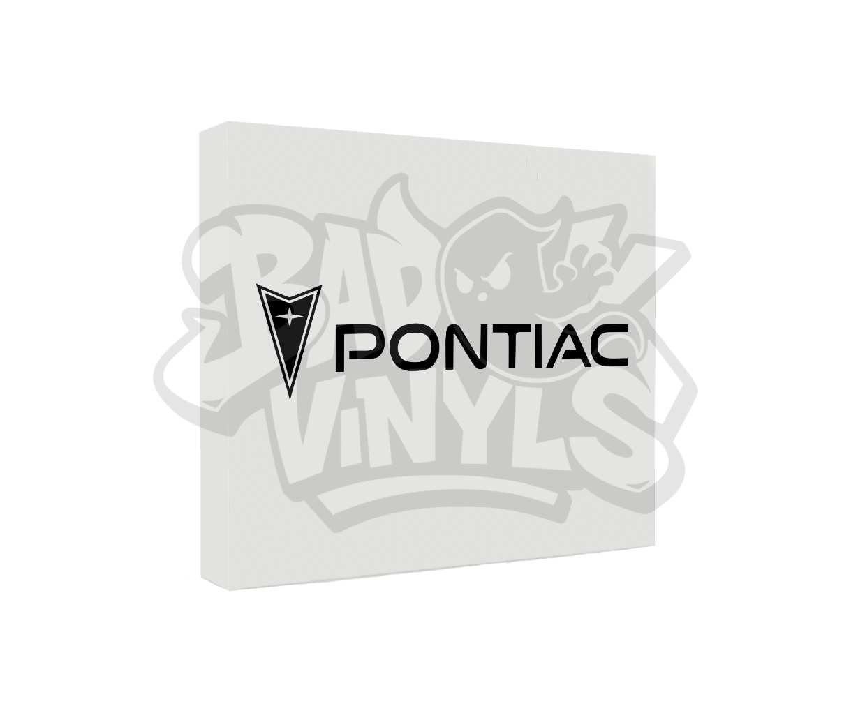 PEGATINA PONTIAC CON LOGO