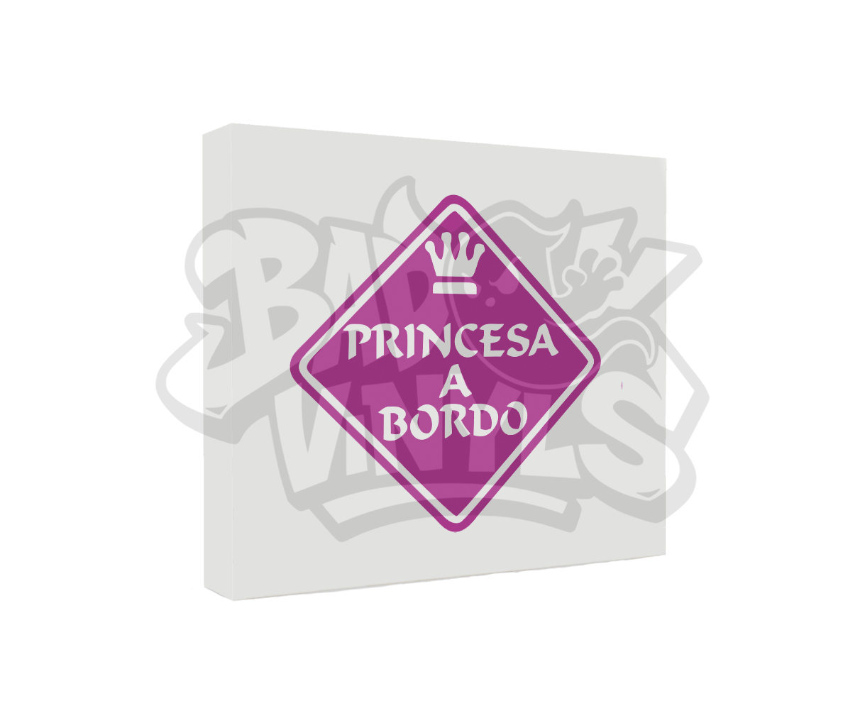 PEGATINA PRINCESA A BORDO