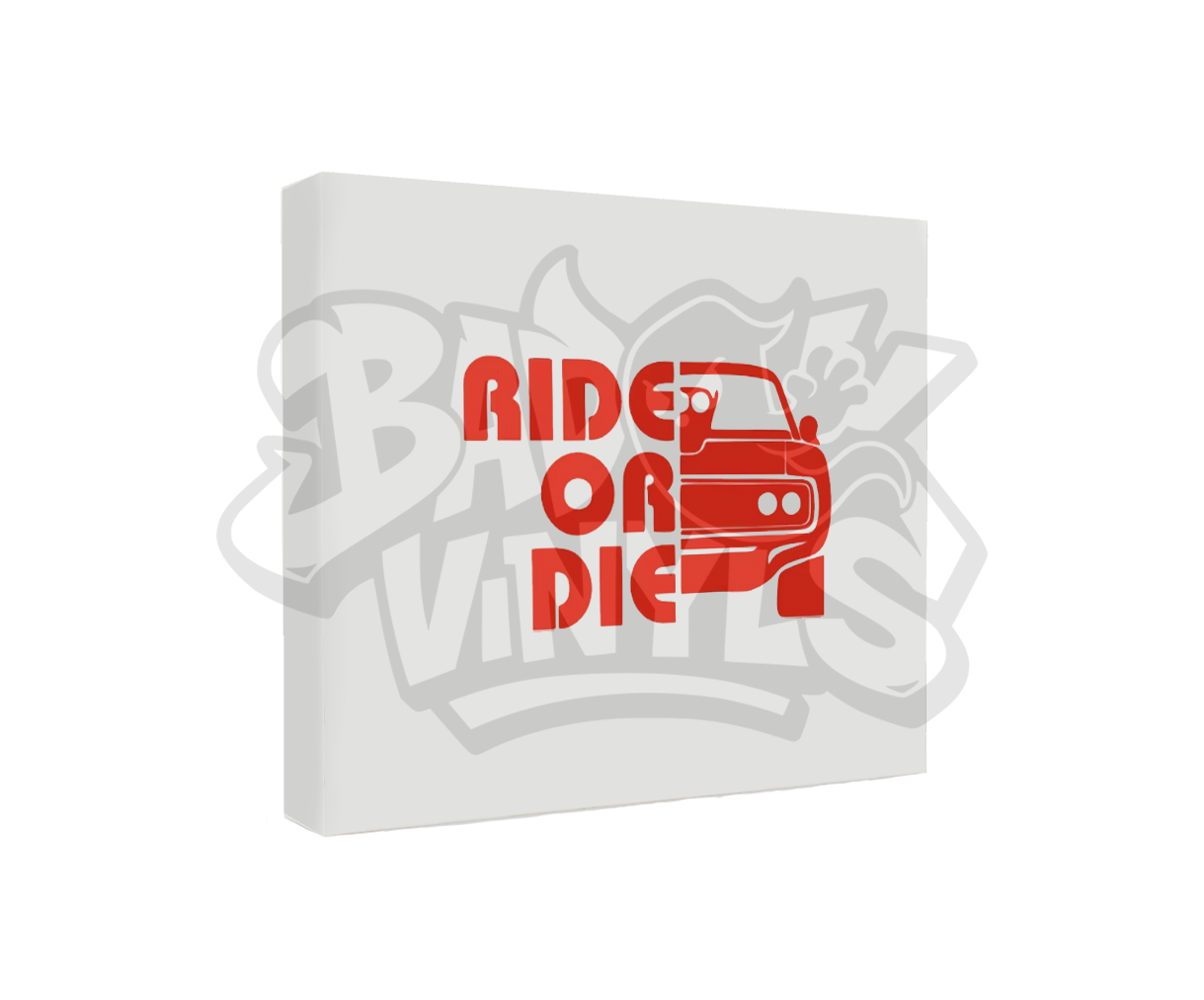 PEGATINA RIDE OR DIE