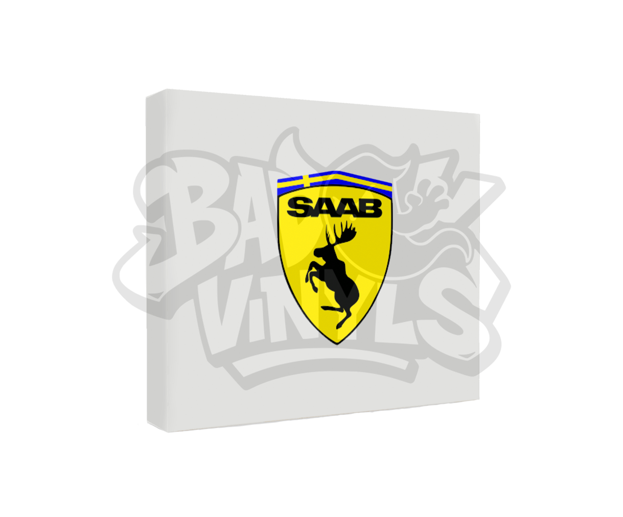 PEGATINA SAAB ESCUDO