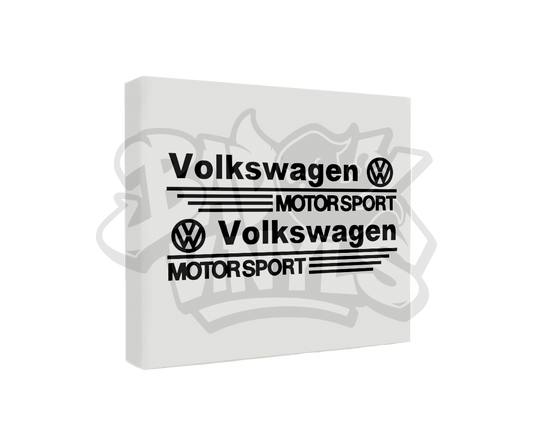 PEGATINA VOLKSWAGEN MOTORSPORT ESPEJOS
