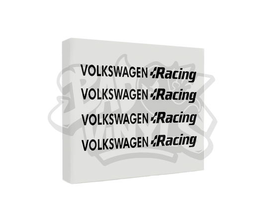 PEGATINA VOLKSWAGEN RACING LLANTAS